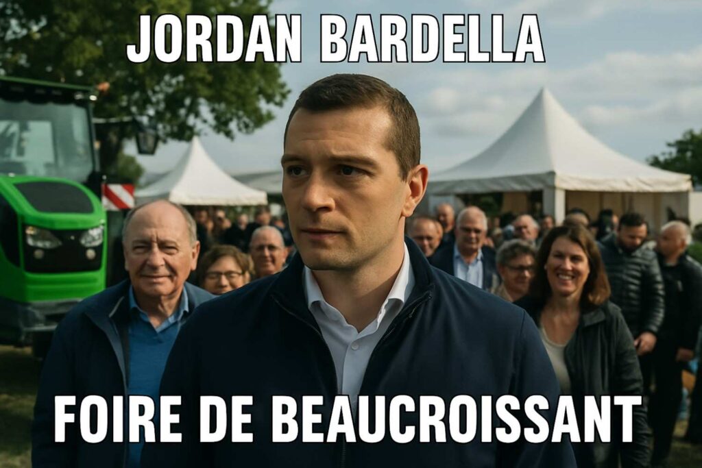 Jordan Bardella Foire de Beaucroissant